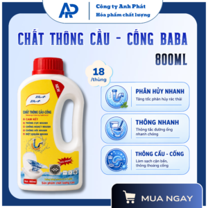 chất thông cầu cống 800ml