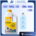 Chất Thông Cầu Cống BABA 1.6kg thông nhanh, phân hủy chất cặn bã và chống tắc nghẽn hiệu quả do Công ty Anh Phát sản xuất